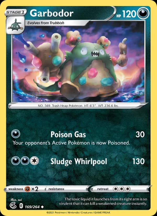 Garbodor card in English