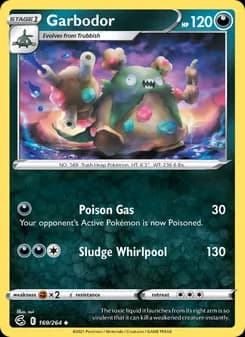 Garbodor card in English