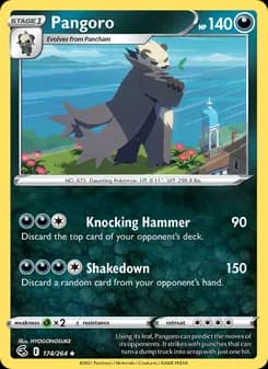 Pangoro card in English