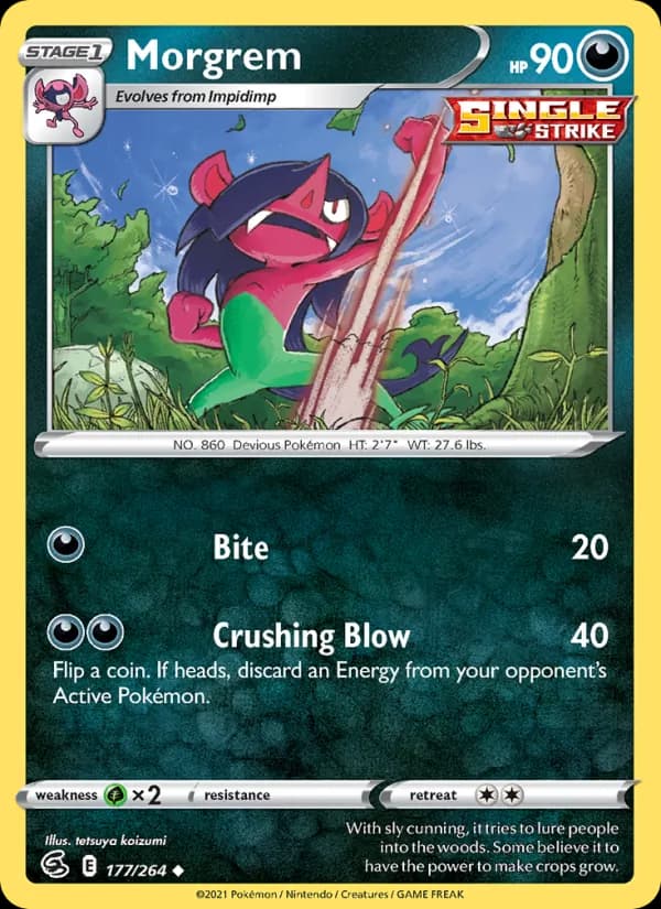 Morgrem card in English