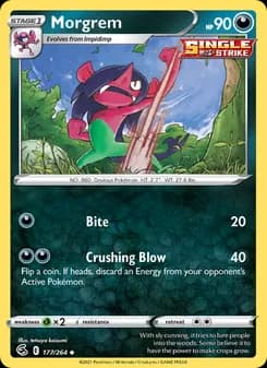Morgrem card in English