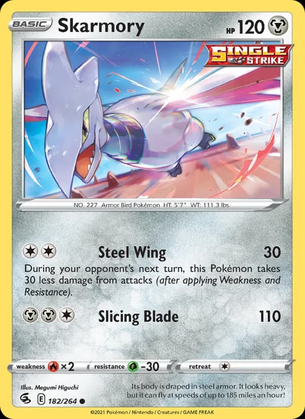 Skarmory card in English