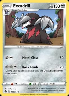 Excadrill card in English