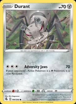 Durant card in English