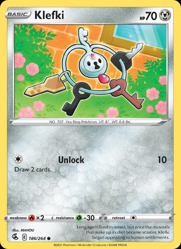 Klefki card in English