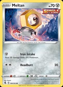 Meltan card in English