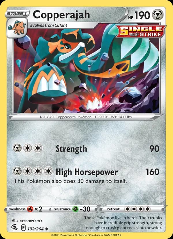 Copperajah card in English