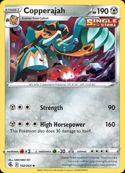 Copperajah card in English