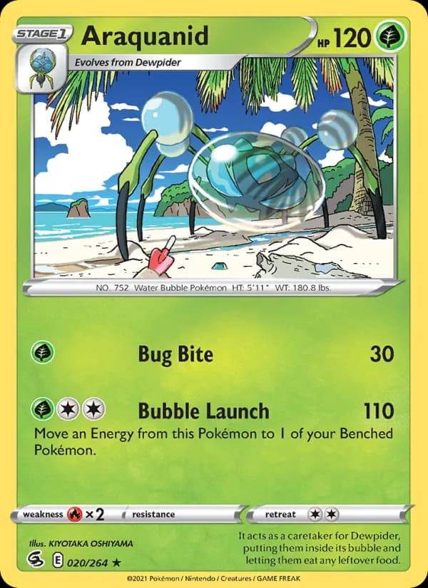 Araquanid card in English