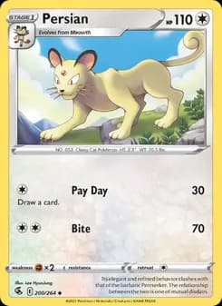 Persian card in English