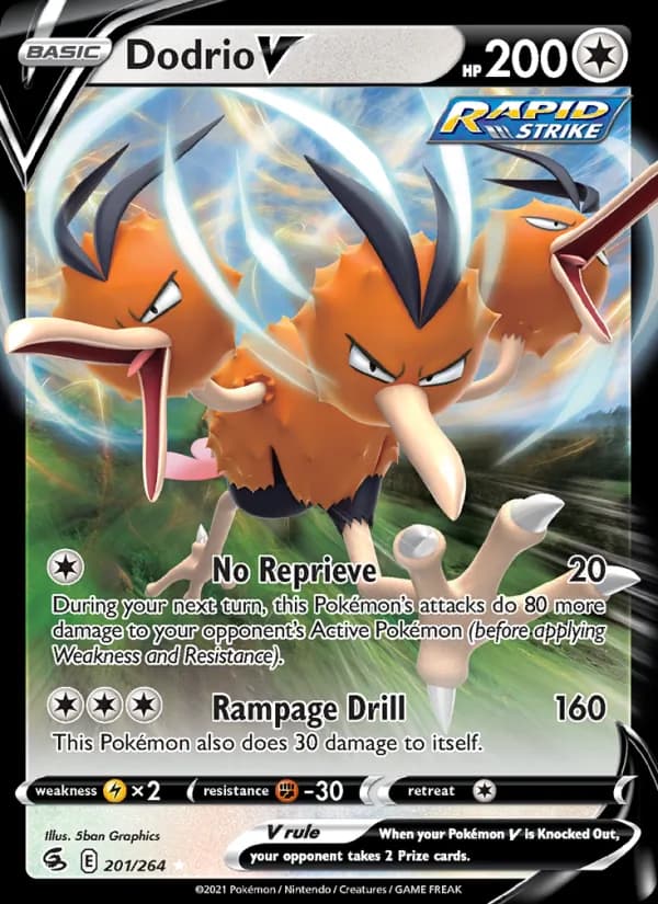 Dodrio V card in English