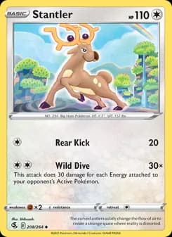 Stantler card in English