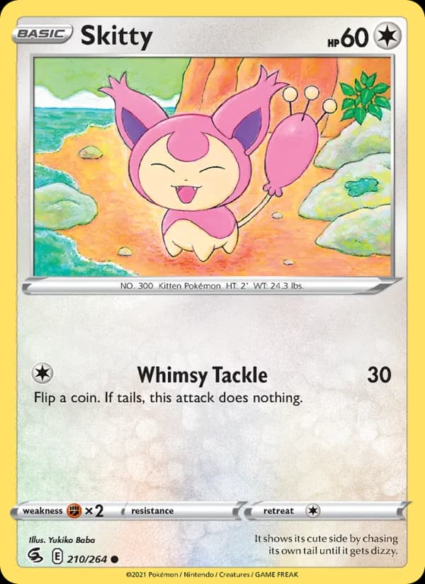 Skitty card in English