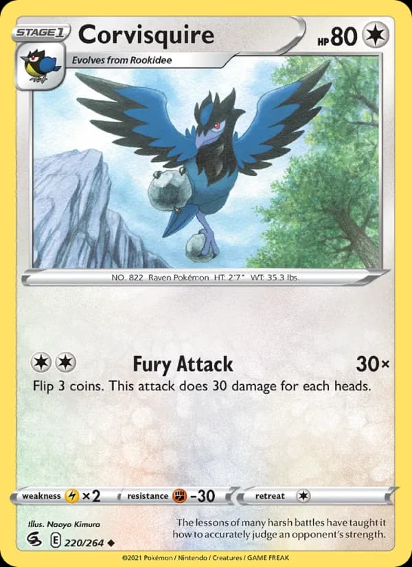 Corvisquire card in English