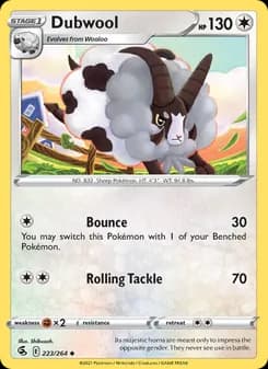 Dubwool card in English