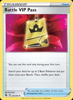 Battle VIP Pass card in English