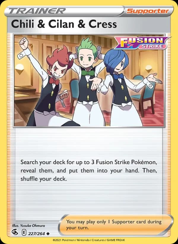 Chili & Cilan & Cress card in English