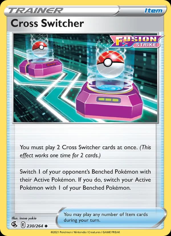 Cross Switcher card in English