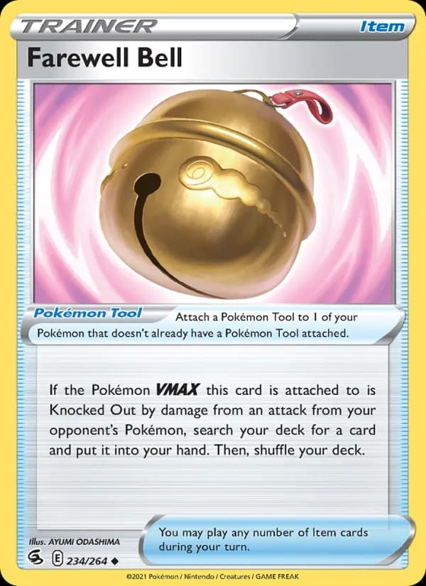 Farewell Bell card in English