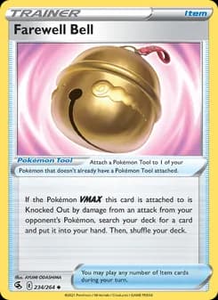 Farewell Bell card in English