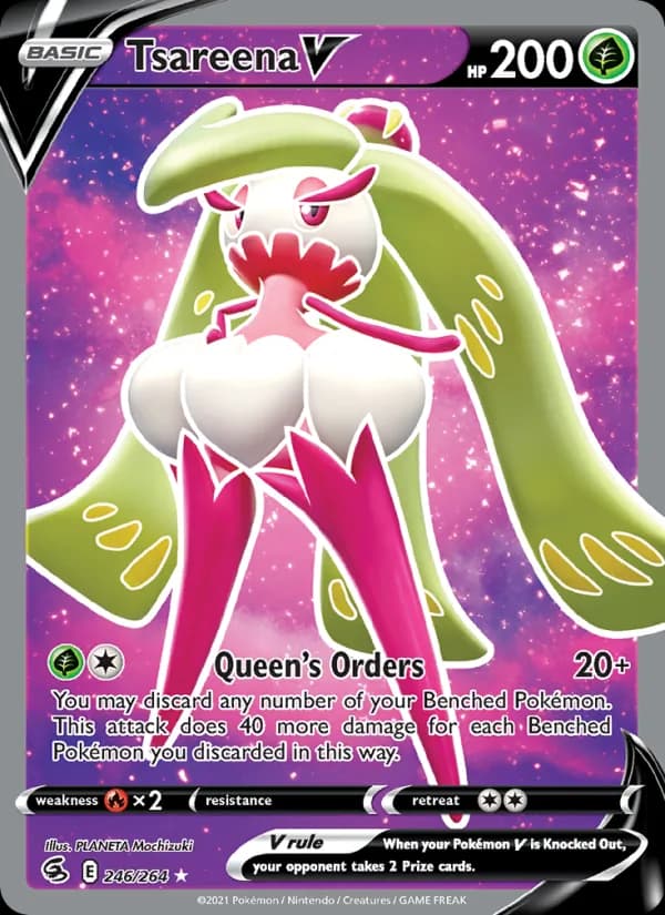 Tsareena V card in English