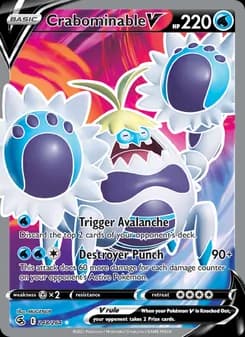 Crabominable V card in English