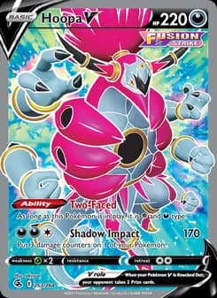 Hoopa V card in English