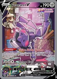 Genesect V card in English