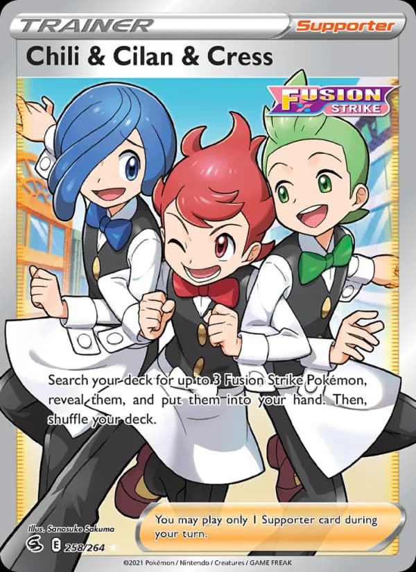 Chili & Cilan & Cress card in English