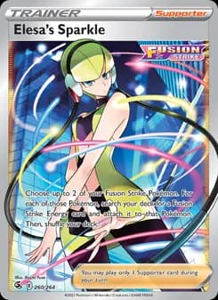 Elesa's Sparkle card in English