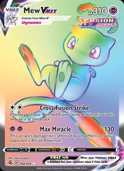 Mew VMAX card in English