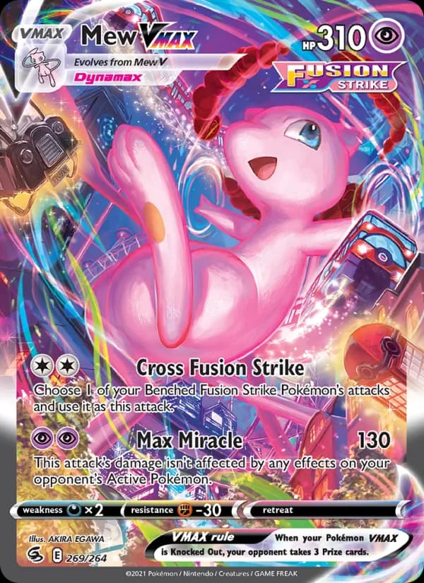 Mew VMAX card in English