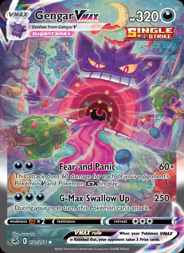 Gengar VMAX card in English
