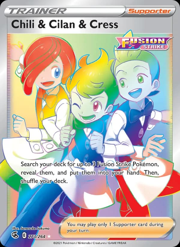 Chili & Cilan & Cress card in English