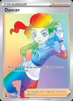 Dancer card in English