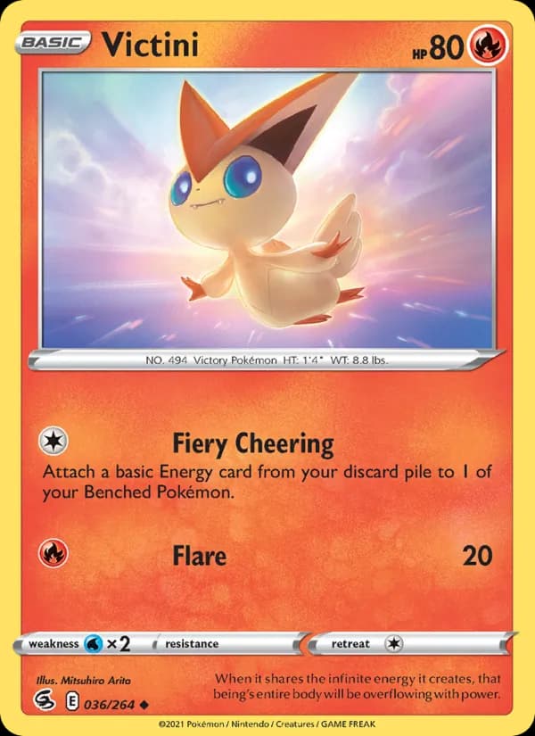 Victini card in English