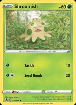 Shroomish card in English