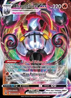 Chandelure VMAX card in English
