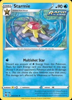 Starmie card in English