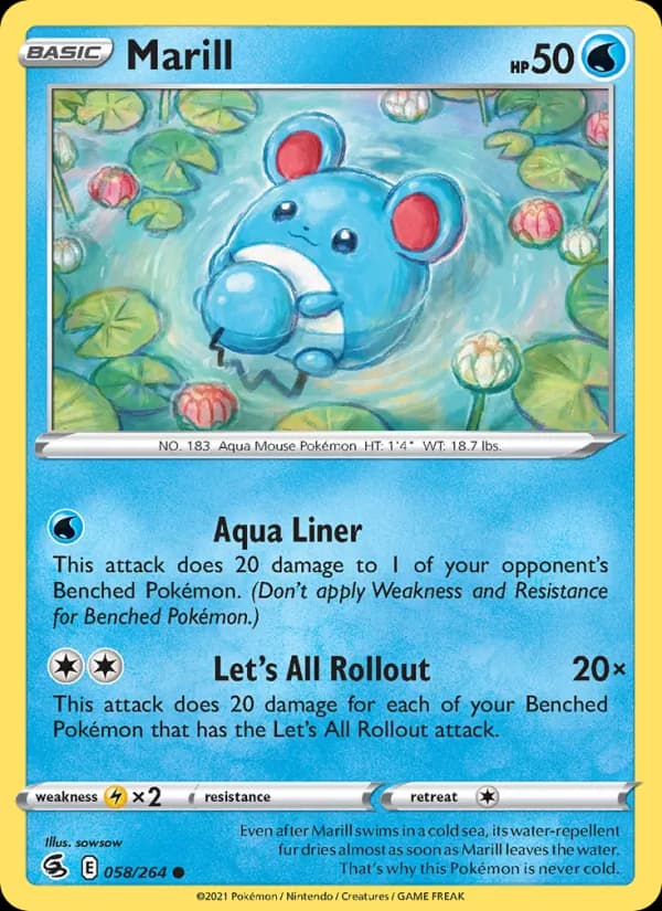 Marill card in English