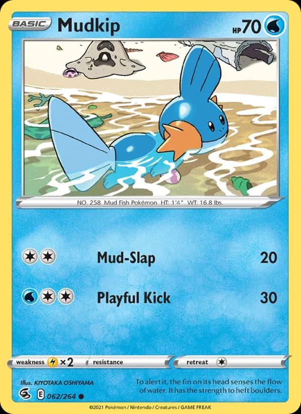 Mudkip card in English