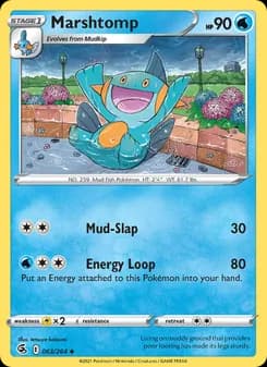 Marshtomp card in English