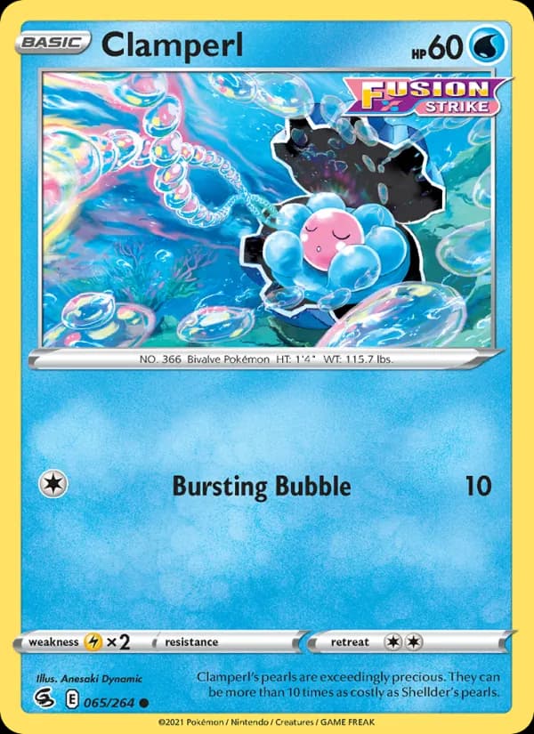Clamperl card in English