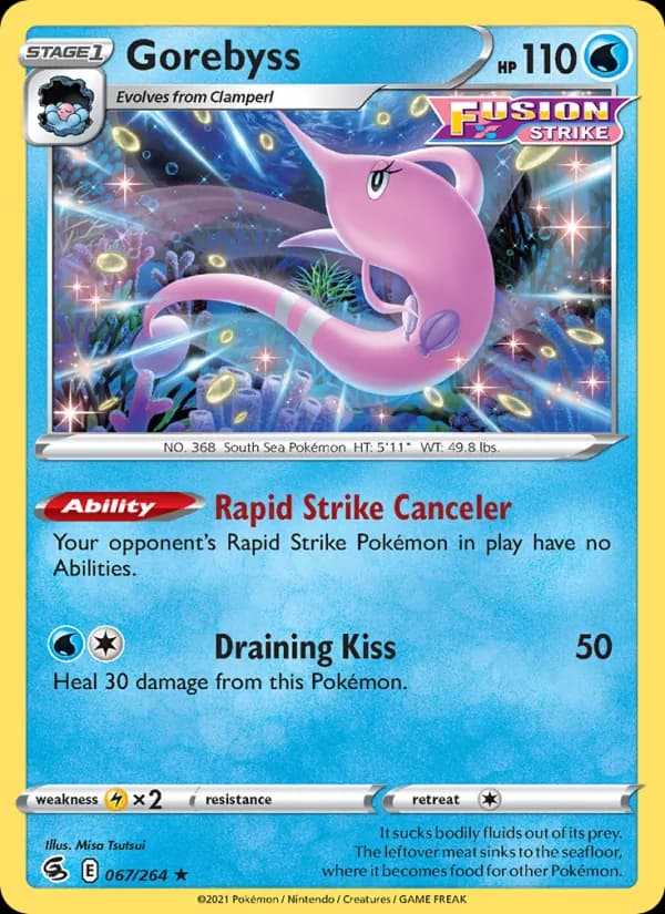 Gorebyss card in English