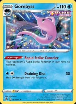 Gorebyss card in English