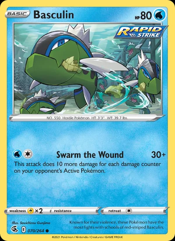 Basculin card in English