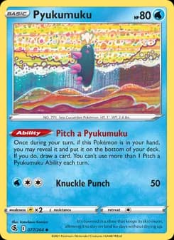Pyukumuku card in English