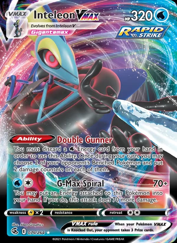 Inteleon VMAX card in English