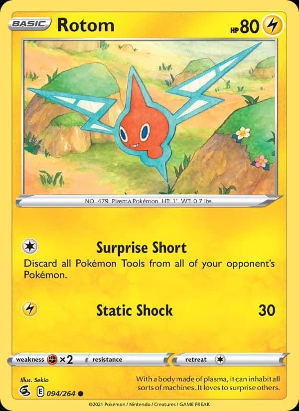 Rotom card in English