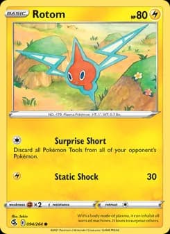 Rotom card in English